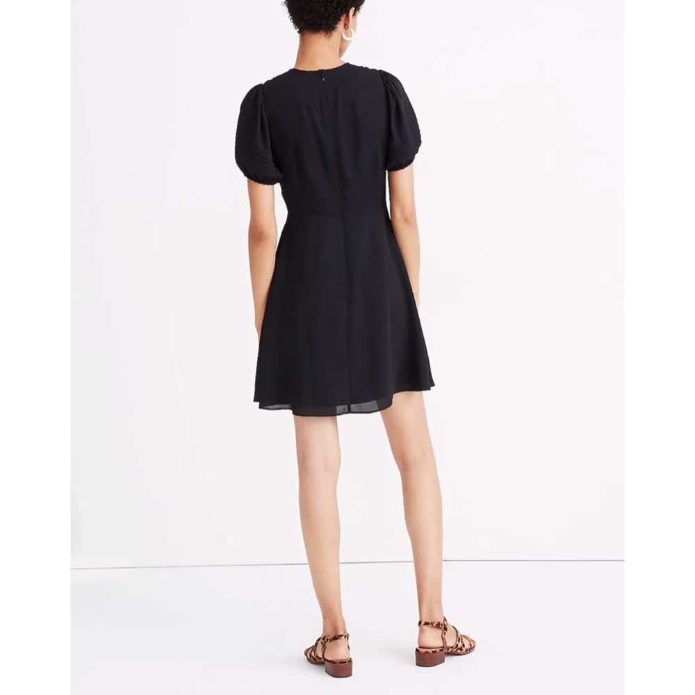 Madewell Pintuck Puff-Sleeve Mini Dress - Picture 2 of 13